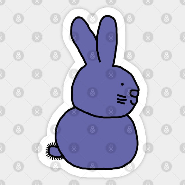 Very Peri Periwinkle Blue Bunny Rabbit Color of the Year 2022 Sticker by ellenhenryart